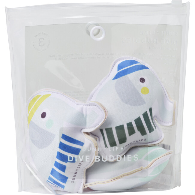 Dive Buddies: Eli the Elephant, Set of 3 - Pool Toys - 4