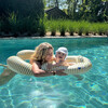 Float Together Baby Seat: Duck, Sage Stripe - Pool Floats - 10