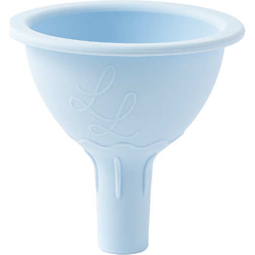 Nontoxic Silicone Funnel, Blue