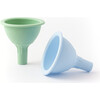 Nontoxic Silicone Funnel, Blue - Food Storage - 2