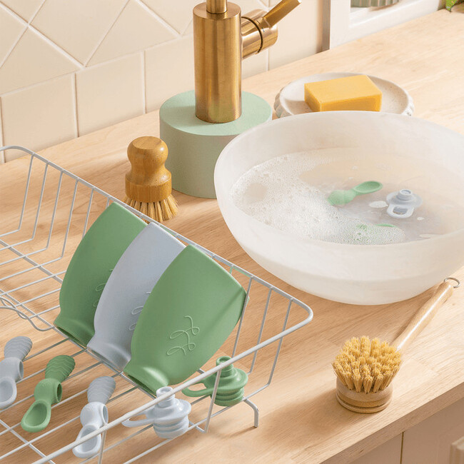 The Palmetto Pouch 2-Pack: Nontoxic Reusable Smoothie Pouch, Blue and Blue - Food Storage - 5