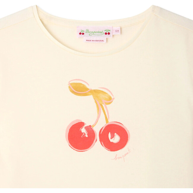 BONPOINT Aada T-Shirt, Upb Ecru - T-Shirts - 3