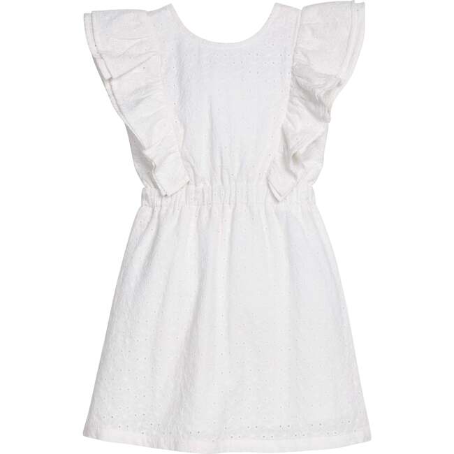 Sadie Dress, White Embroidery