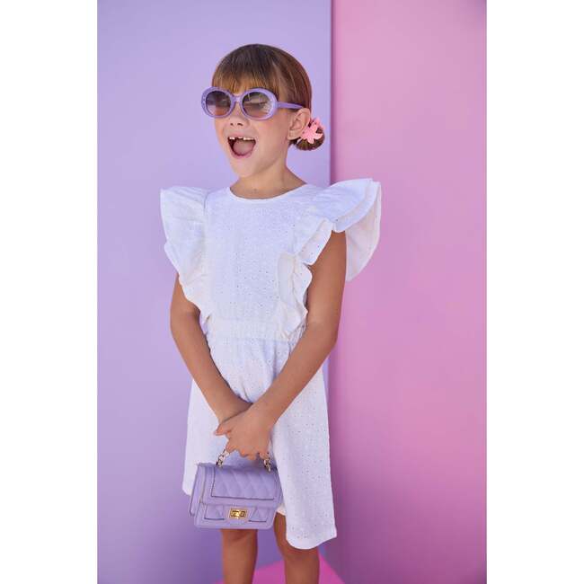 Sadie Dress, White Embroidery - Dresses - 3