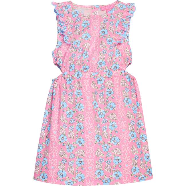 Cutout Dress, Spring Marguerite Floral