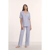Gisele TENCEL™ Short Sleeve & Pant PJ Set, LAVENDER DUSK/IVORY - Pajamas - 1 - thumbnail