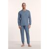 Henry TENCEL™ Long PJ Set, SLATE BLUE - Pajamas - 1 - thumbnail