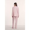 Gisele TENCEL™ Modal Long PJ Set, PALE PINK/FIG - Pajamas - 2