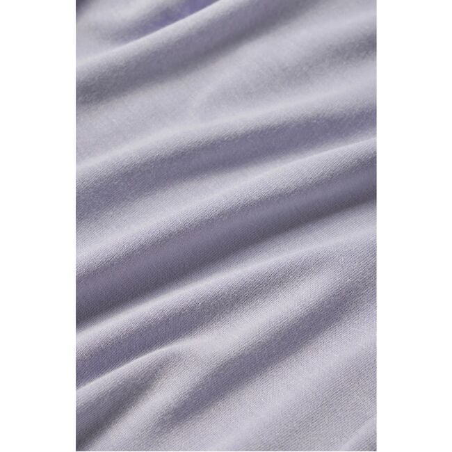 Kids TENCEL™ Modal Unisex Long PJ Set, LAVENDER DUSK/IVORY - Pajamas - 4