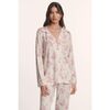 Gisele Printed TENCEL™ Modal Long PJ Set, ROSE GARDEN CAMEO PINK/PALE PI - Pajamas - 2