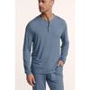 Henry TENCEL™ Long PJ Set, SLATE BLUE - Pajamas - 2