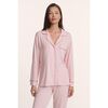 Gisele TENCEL™ Modal Long PJ Set, PALE PINK/FIG - Pajamas - 3