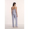 Frida TENCEL™ Cami & Pant PJ Set, LAVENDER DUSK/IVORY - Pajamas - 2