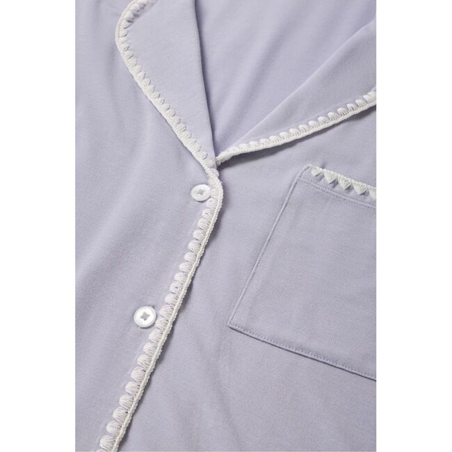 Frida TENCEL™ Shortie PJ Set, LAVENDER DUSK/IVORY - Pajamas - 4