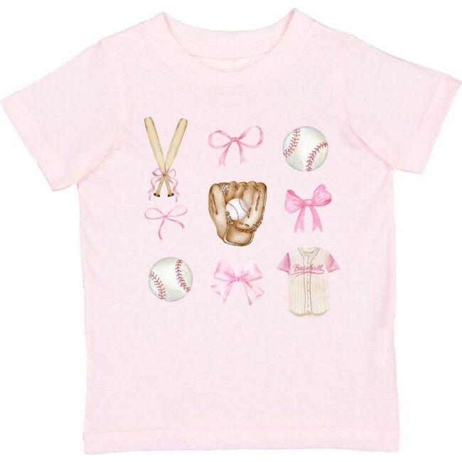 Baseball Cutie Short Sleeve T-Shirt, Ballet