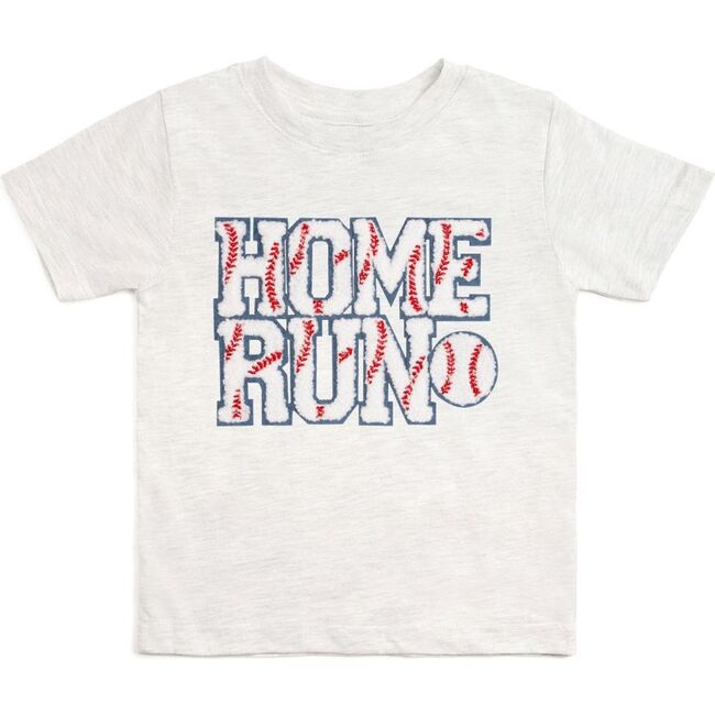 Home Run Patch Short Sleeve T-Shirt, Ash