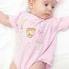 Baseball Cutie Short Sleeve Romper, Ballet - Rompers - 3