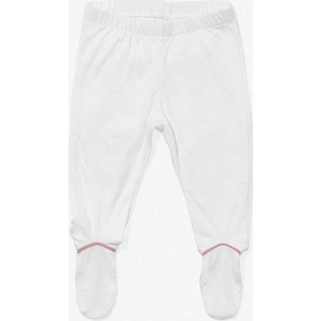 Tatum Baby Pant, Rose Piping