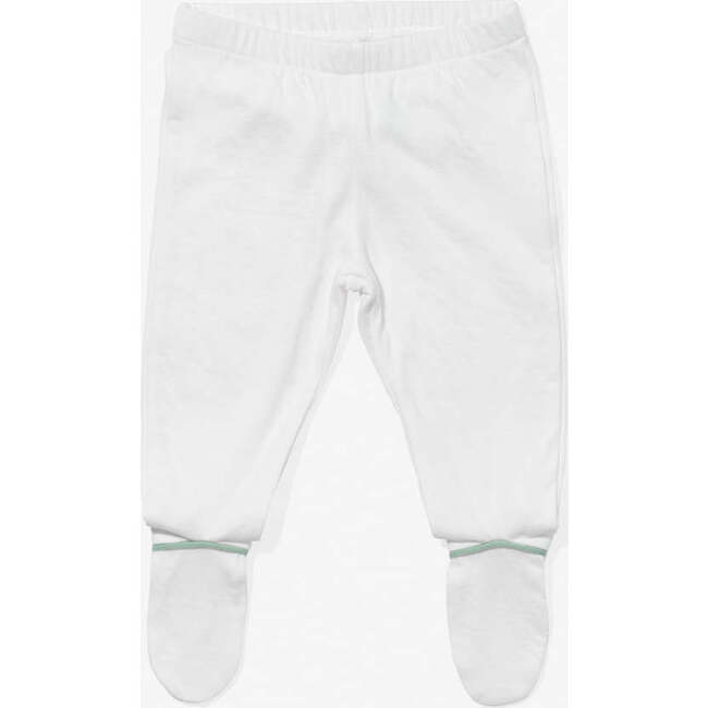 Tatum Baby Pant, Seafoam Piping