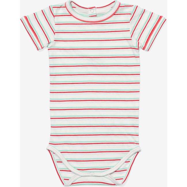 Willie One-piece, Turquoise Triple Stripe