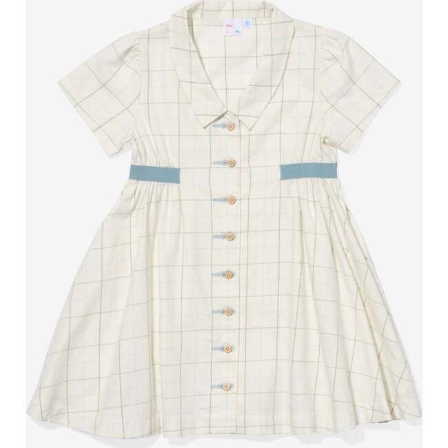 Shirt Dress, Seafoam Plaid