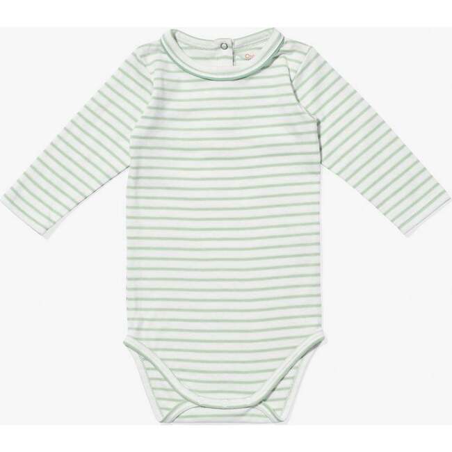 Edward One-piece, Dusty Seafoam Mini Stripe