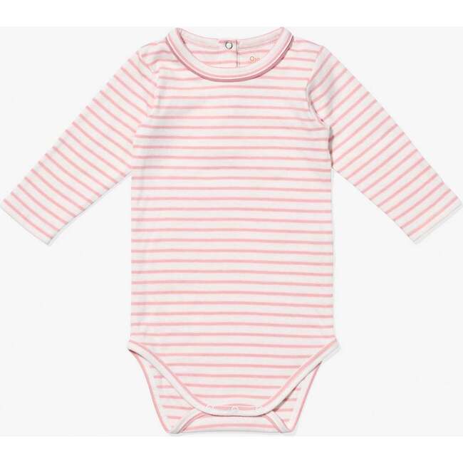 Edward One-piece, Dusty Rose Mini Stripe
