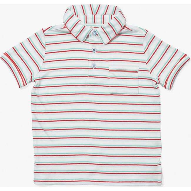 Marco Polo, Turquoise Triple Stripe