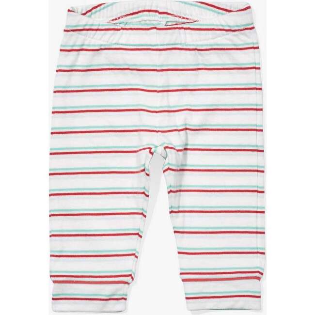 Andy Baby Legging, Turquoise Triple Stripe