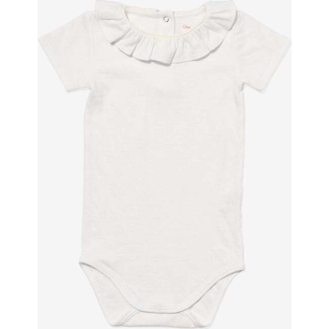 Belle Ruffle One-piece, Vanilla Piping