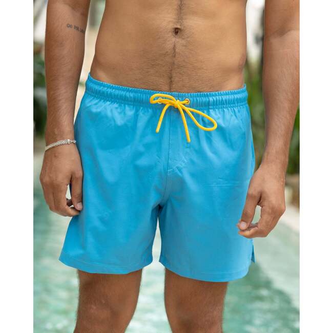 The Paradiso, All-Day Athleisure Short, Blue