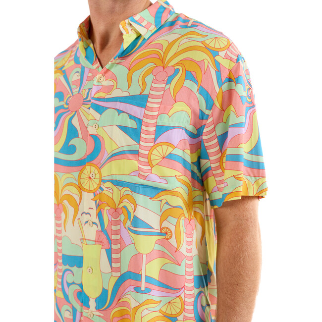 The Paradiso, Short Sleeve Shirt, Yellow