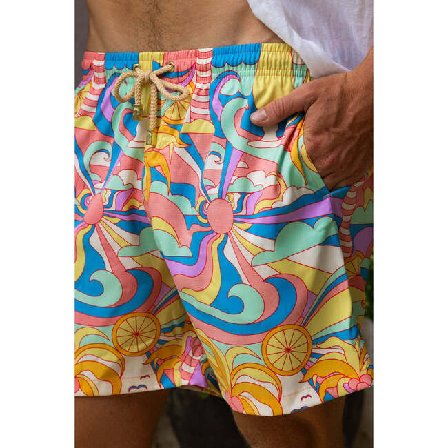 The Paradiso, Swim Trunks, Yellow - Swim Trunks - 3