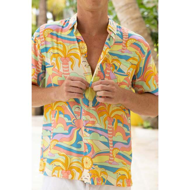 The Paradiso, Short Sleeve Shirt, Yellow