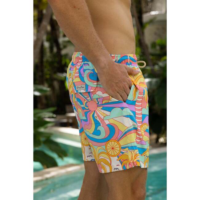 The Paradiso, Swim Trunks, Yellow - Swim Trunks - 5