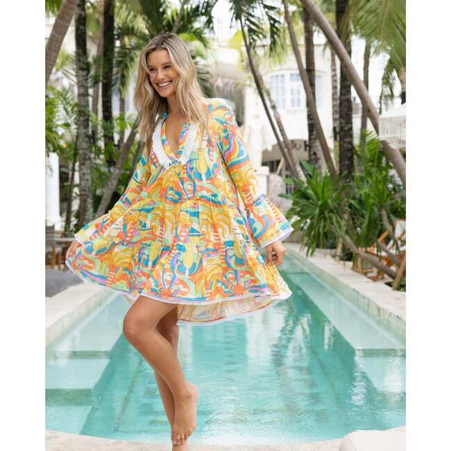 The Paradiso, Tunic Dress, Yellow