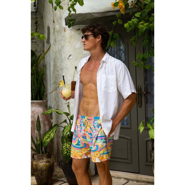 The Paradiso, Swim Trunks, Yellow - Swim Trunks - 8
