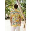 The Paradiso, Short Sleeve Shirt, Yellow - Button Downs - 5