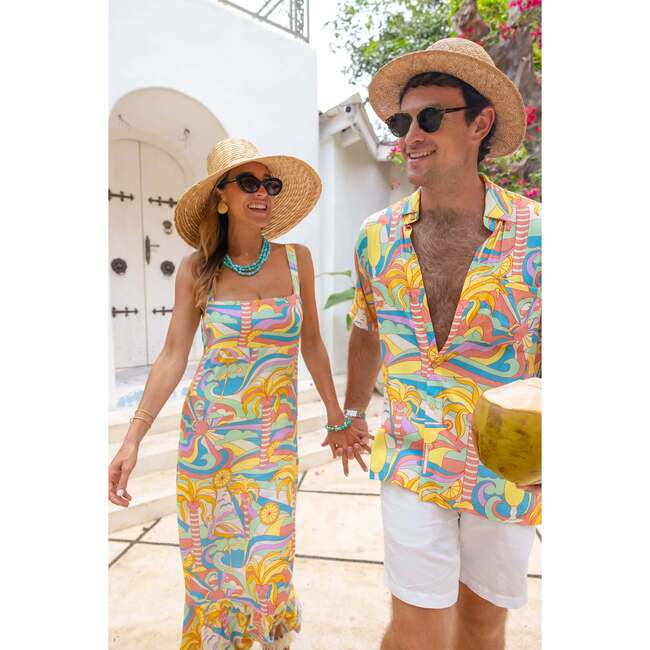 The Paradiso, Short Sleeve Shirt, Yellow - Button Downs - 6