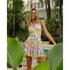 The Paradiso, Retro Pleated Tennis Dress, Yellow - Dresses - 6 - thumbnail