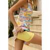 The Paradiso, Retro Pleated Tennis Dress, Yellow - Dresses - 7 - thumbnail