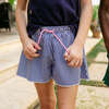 Violet Short, Navy Pinstripe - Shorts - 1 - thumbnail