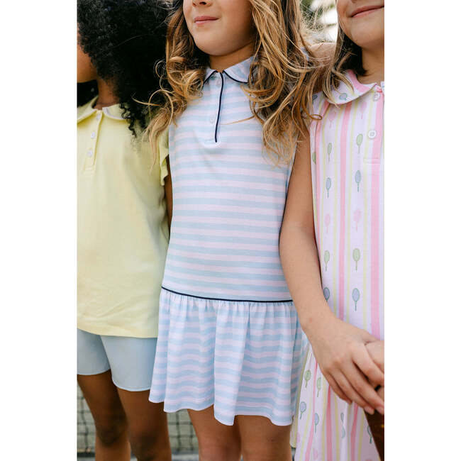 Louisa Dress, Ice Stripe