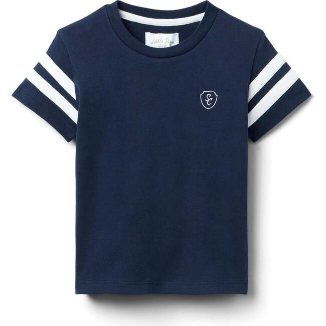 Lucas Tee, Navy w/Off White