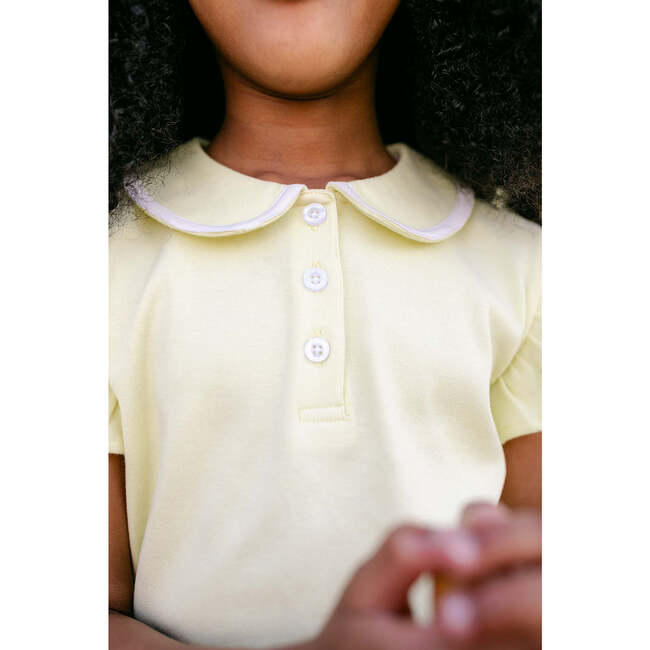Sophie Polo, Lemon - Polo Shirts - 3