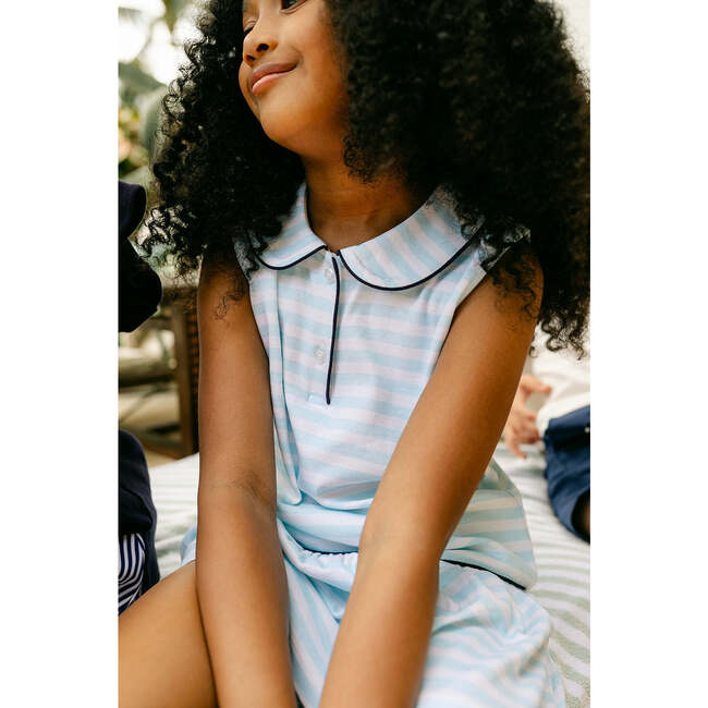 Louisa Dress, Ice Stripe - Dresses - 4