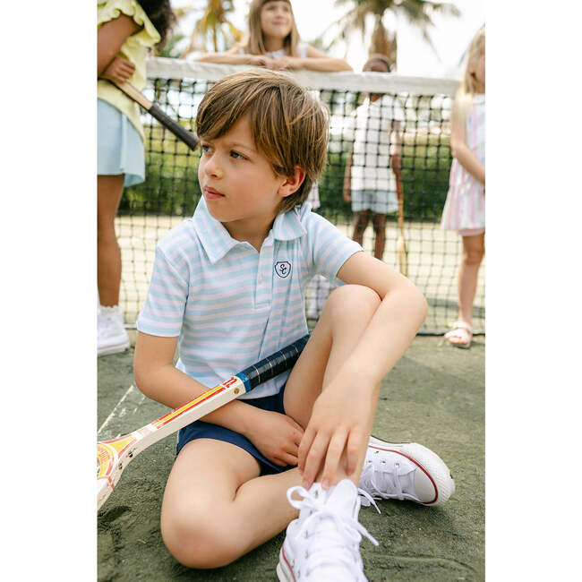 Archie Polo, Ice Stripe - Polo Shirts - 5