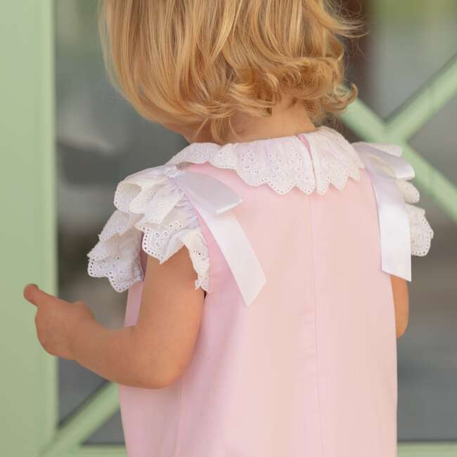 The Rosie Bubble, Primrose Pink Pique - Rompers - 3