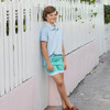 Wyatt Shorts, Gibbs Hill Green with Seaside Seersucker Cuffs - Shorts - 3