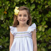 The Harper Set, Classic White with Rainbow Smocking - Dresses - 5
